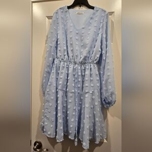 Charming Blue Kids Dress